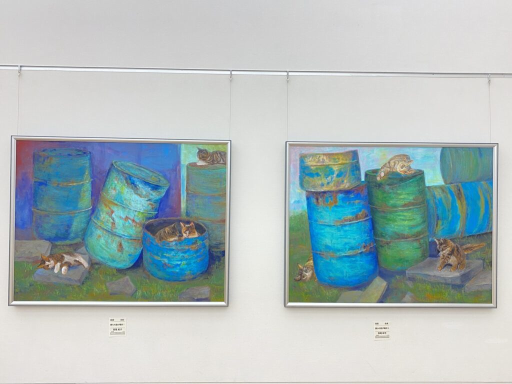 僕らの遊び場Ⅰ／僕らの遊び場Ⅱ｜西尾真紀子｜絵画