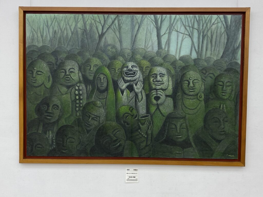重ねし刻ー愛宕念仏寺ー｜安達孝雄｜絵画